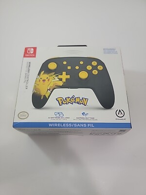 PowerA Pokemon Enhanced Wireless Game Controller for Nintendo Switch Black