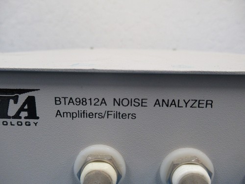 Amplificador/filtros analizador de ruido con tecnología BTA modelo BTA9812A - Imagen 6 de 6