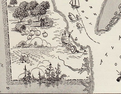 Carte Ancienne Du Delaware 1795 – Reproduction Vintage Art Mural Toile/ Papier