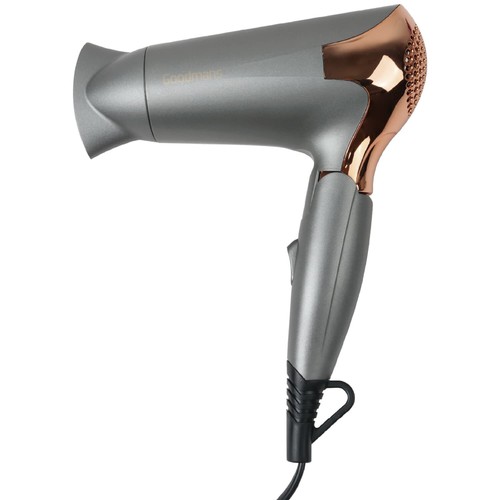 Mini secador de pelo plegable Goodmans con 2 velocidades y 3 ajustes de calor 1200 W - gris - Imagen 2 de 7