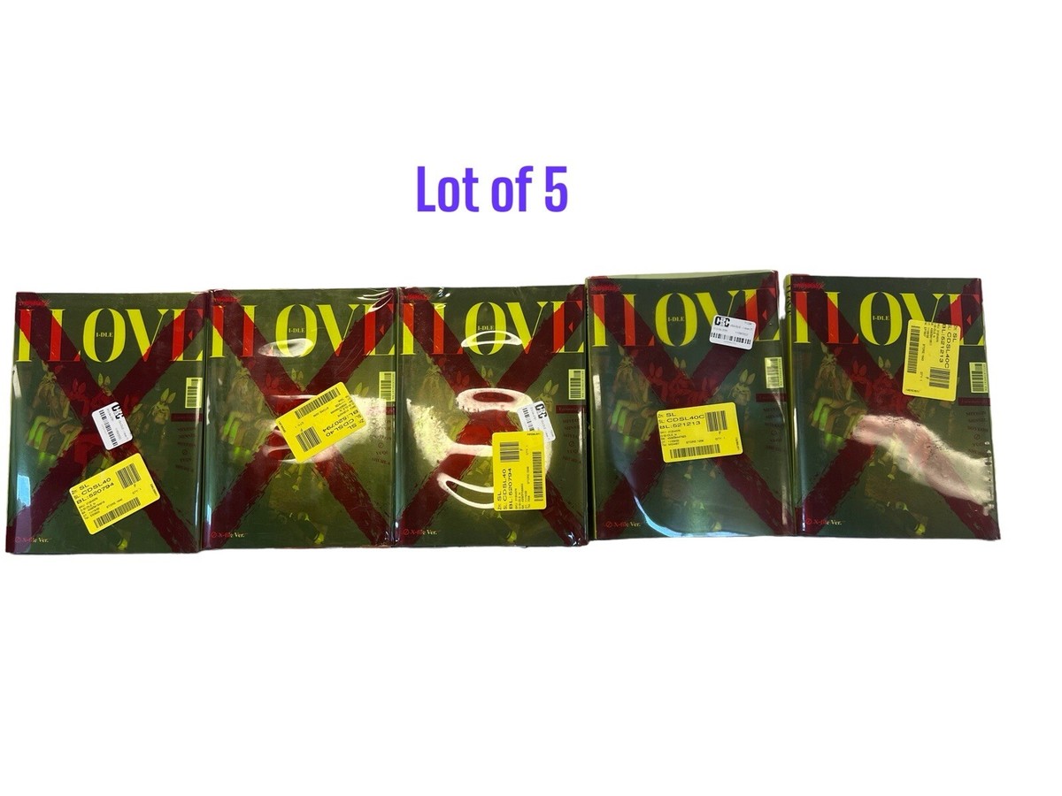 【希少　入手困難】LUV_J. BMAP-00001 CD 📀 I LOVE , I-DLE 5th Mini Album- X-File Ver. (AS SHOWN) Lot Of 5
