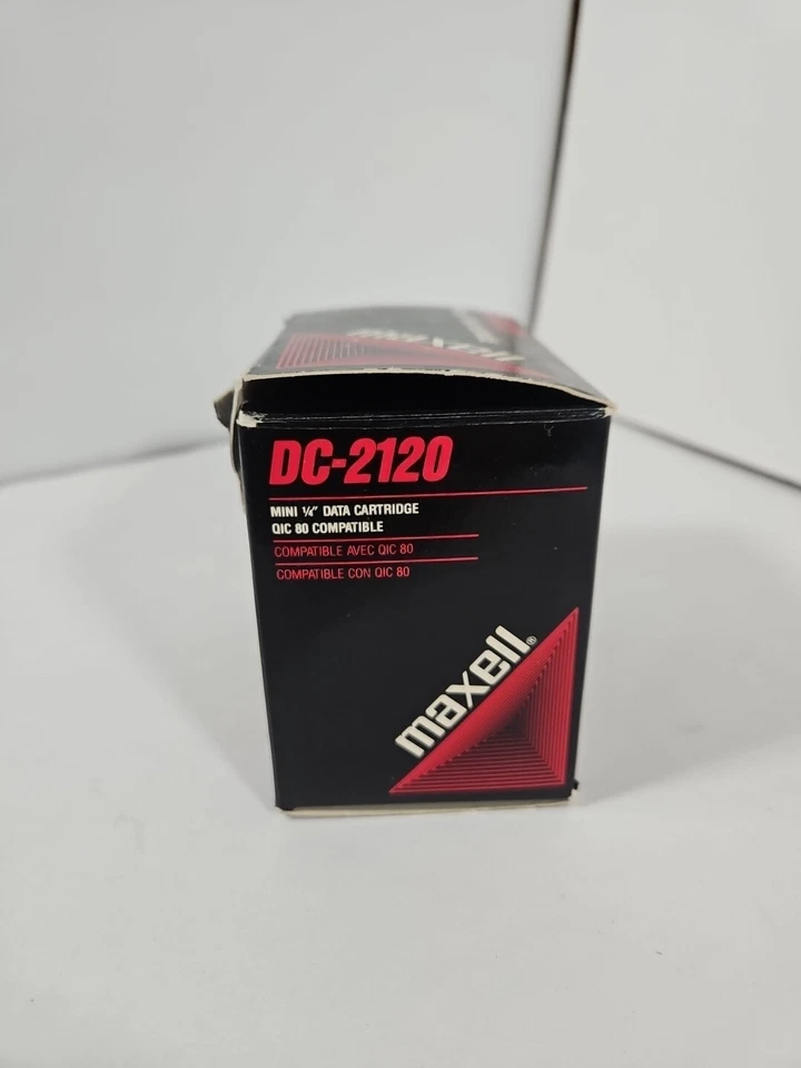 Paquete de 5 mini cartuchos de datos Maxell DC 2120 XL cinta de copia de seguridad 120 MB GUC Foto 2 de 4