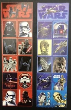 Vintage Designware Star Wars Empire Republic Sticker Strips