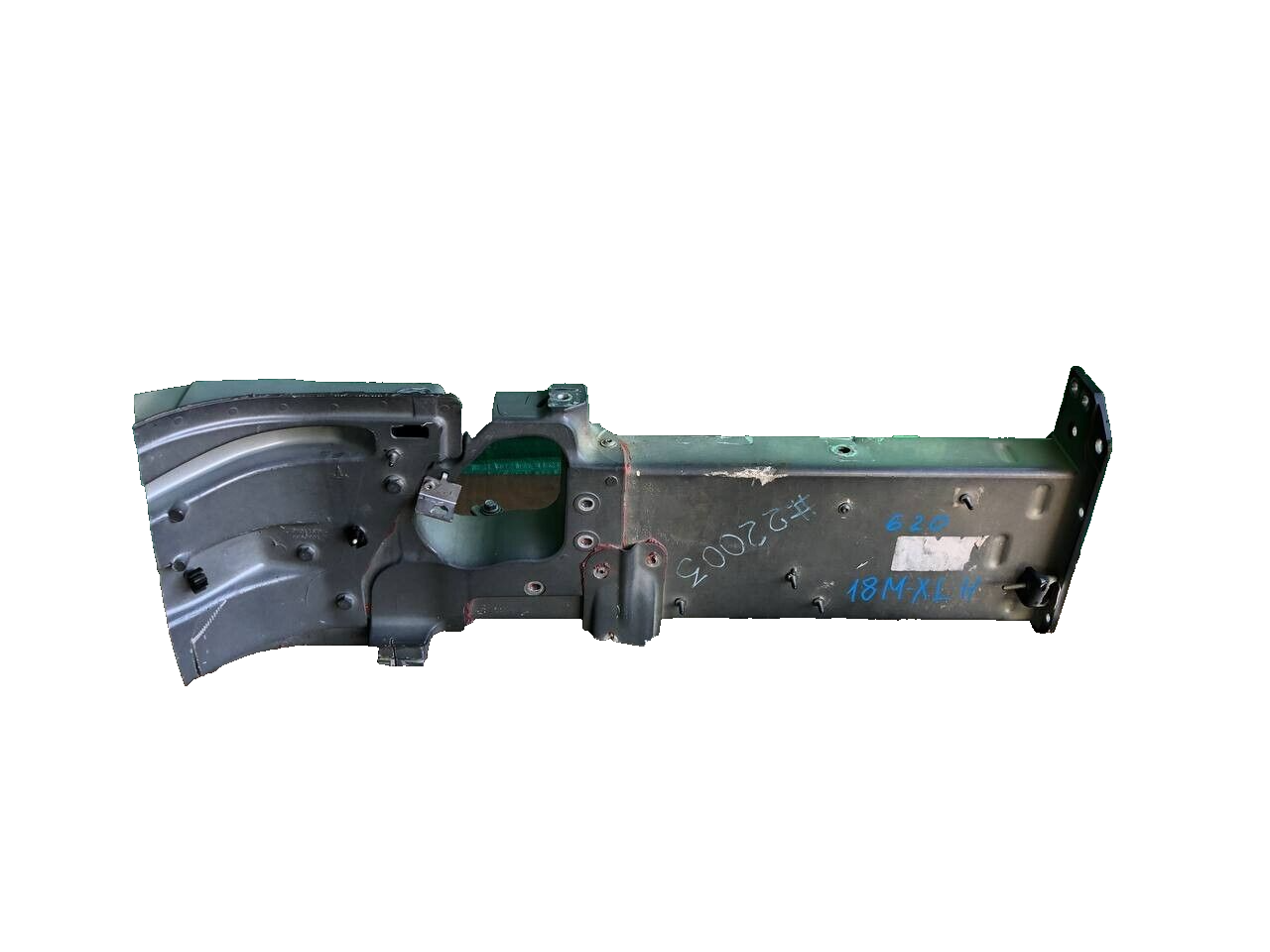 2016-2020 Tesla Model X Left Front Frame Rail Driver Side Cut