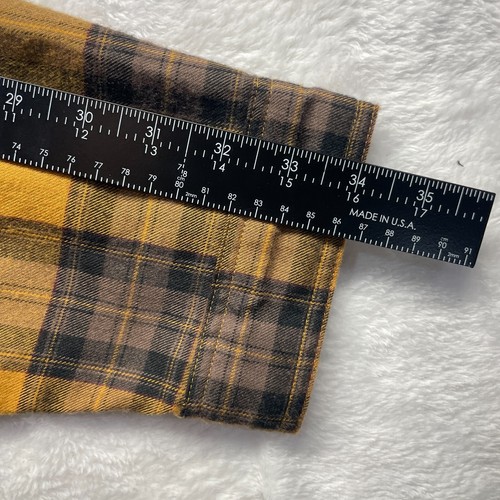 Under Armour Coldgear Button Front Flannel Plaid Shirt Mens XXL - Picture 18 of 19