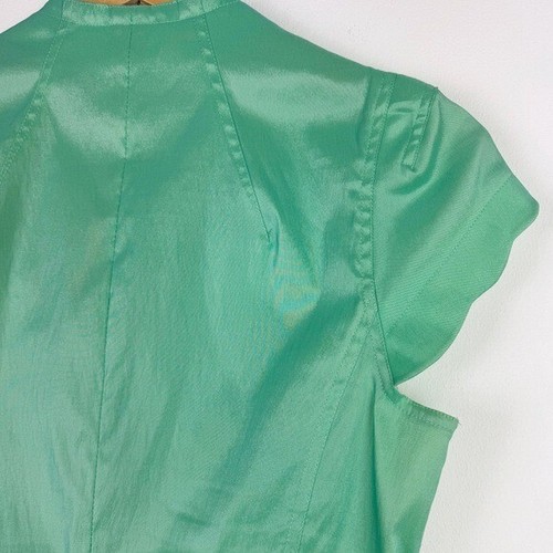 Jackie Jon Vintage Y2K Green Blouse - Picture 7 of 8