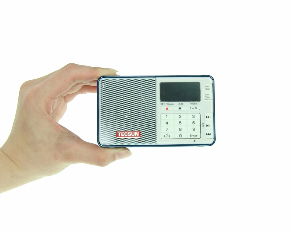 Tecsun Q3 (RED) FM Radio MP3 player and Recorder *BL-5B battery included* - Image 2 of 4