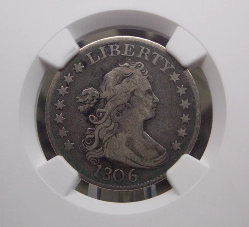 1806 Draped BUST Silver Quarter 25c NGC VF Detail #001 Very Fine ECC&C, Inc.