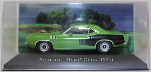 Miniature Plymouth Cuda 440 1971 – Matchbox 1/43 – Jaune – Occasion