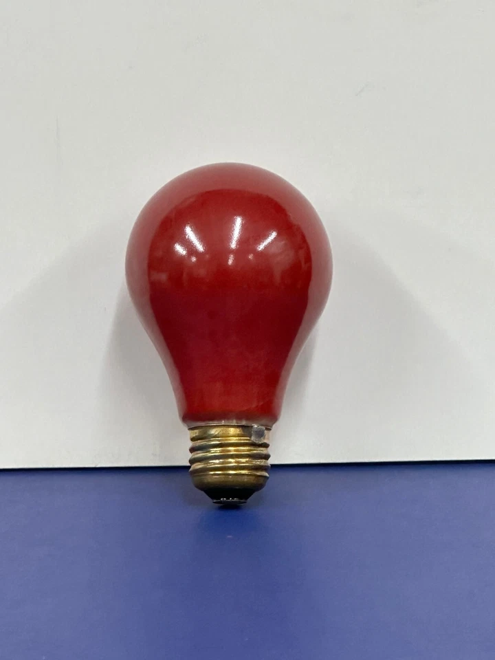 NEW 40A19/R 40W 120V E26 Ceramic RED Non-LED Party LIGHT BULB LAMP NEW 11841 - Image 4 of 4
