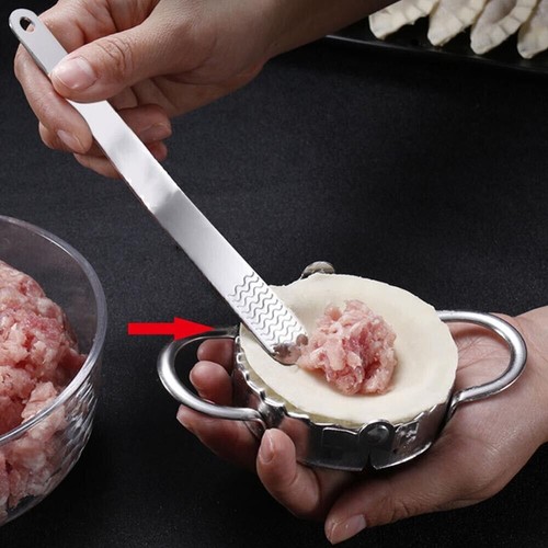 5-Pcs Set of Dumpling Making Tools Wonton Cutter Stainless Steel Waterproof - Picture 11 of 12