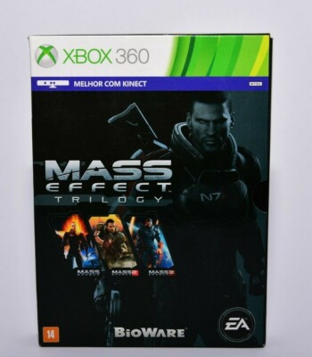 Mass Effect Trilogy Xbox 360 Brazilian Version Complete in Box 