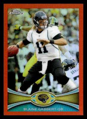 2012 Topps Chrome #55 Blaine Gabbert Orange Refractors