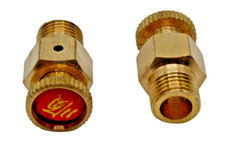 Cast Iron / Steel Radiator - Bleed Valve Screw / Vent / Air 1/8" Brass No Key