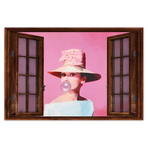 Poster WandTattoo Sticker Aufkleber Kaugummi Audrey Hepburn Nr. H2525_PLNS - Bild 7 von 139