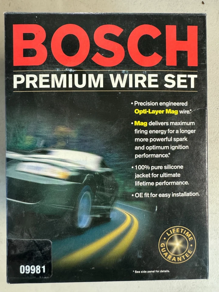 Juego de cables y tapa de bujías de encendido Bosch 09981 para Toyota Tercel 1989-92 1,5 L-L4 Foto 3 de 4