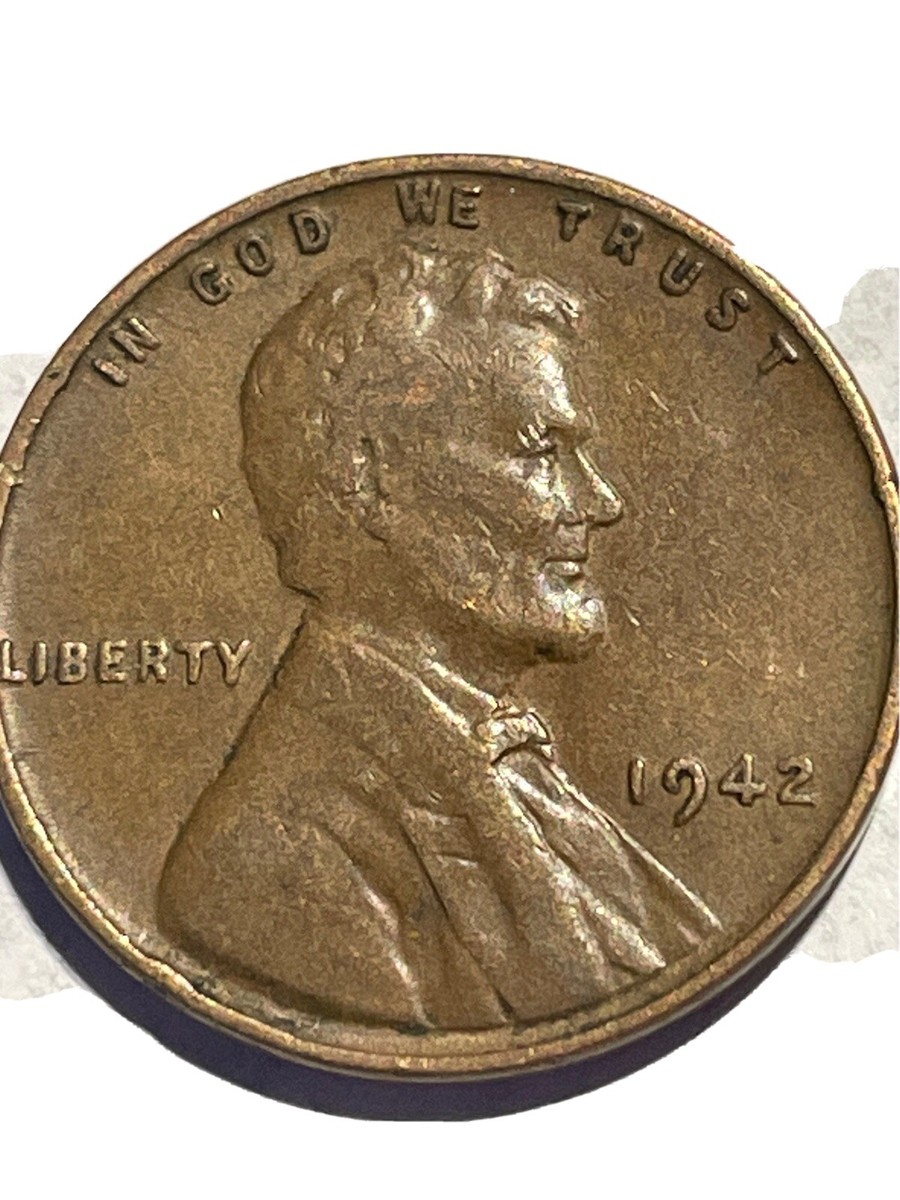 Rare Lincoln 1942 Wheat Penny No Mint Mark | eBay