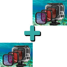 For Gopro Hero 8 No Case Only Filter-2Pieces 3 Filter Kit Diving Protect Cover