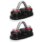 Cleat Cam 2pcs Aluminum Alloy Rope Buckle Holder Anchor Cam Cleat Anchor Rope