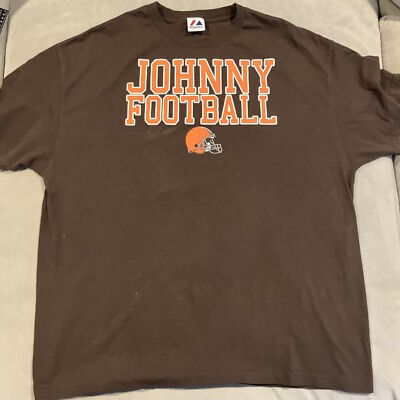 Johnny Manziel Shirt Majestic Johnny Manziel Cleveland Browns