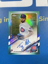 2021 Topps Chrome Rookie Autographs #RA-TMI Tyson Miller 121/199 Aqua Cubs MLB
