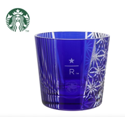Starbucks JIMOTO Made + Sumida Edo Kiriko Glass 237ml /8oz