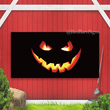 Halloween Garage Door Banner Pumpkin Hanging Backdrop Garage Door Banner