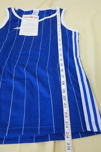 CHALECO ATLETISMO RUNNING ADIDAS 2/3 S PEQUEÑO VENTEX HECHO EN FRANCIA NUEVO AÑOS 70 AZUL - Imagen 9 de 9