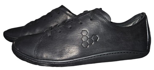 Scarpe da allenamento VivoBarefoot Addis donna nere gomma pelle USA 7 EUR 38 con scatola - Foto 3 di 14