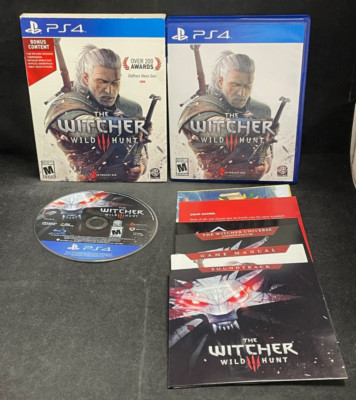 The Witcher 3: Wild Hunt w/ Sleeve (PS4 / PlayStation 4) Tested