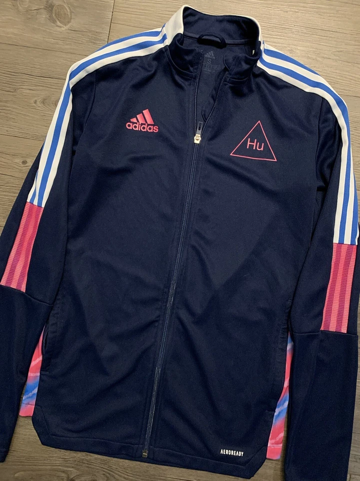 Chaqueta de pista ADIDAS para mujer talla S PHARRELL WILLIAMS Human Race HU Aeroready Foto 2 de 4