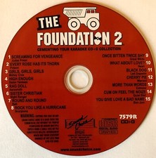 SOUND CHOICE KARAOKE FOUNDATION 2 - HARD ROCK - SC7579R - RARE  R  SERIES -L3232