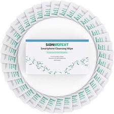 100 Wipes Smartphone Screen Cleaning Wipes, Pre Moistened Cleansing Cloths