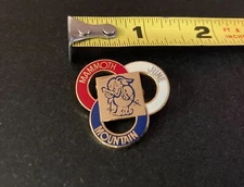 SKI Mammoth + June Mountains  Lapel Pin 1990s Pinnacle Designs LN Skiing Gift