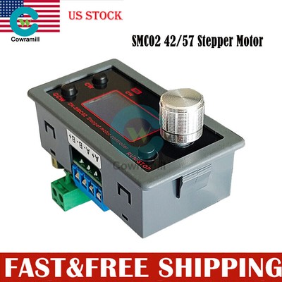 SMC02 42/57 Stepper Motor Speed Controller Driver Forward Reverse LCD Module