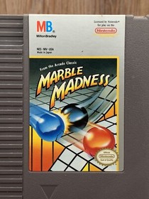 Marble Madness - Authentic Nintendo NES Game - Tested & Works