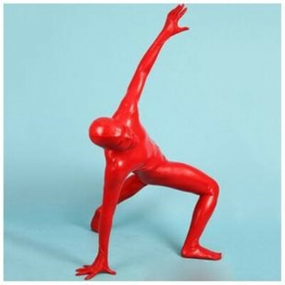 Latex Rubber Rot Catsuit Hood BodySuit Cosplay Zip Overall Zentai S-XXL 0.4mm