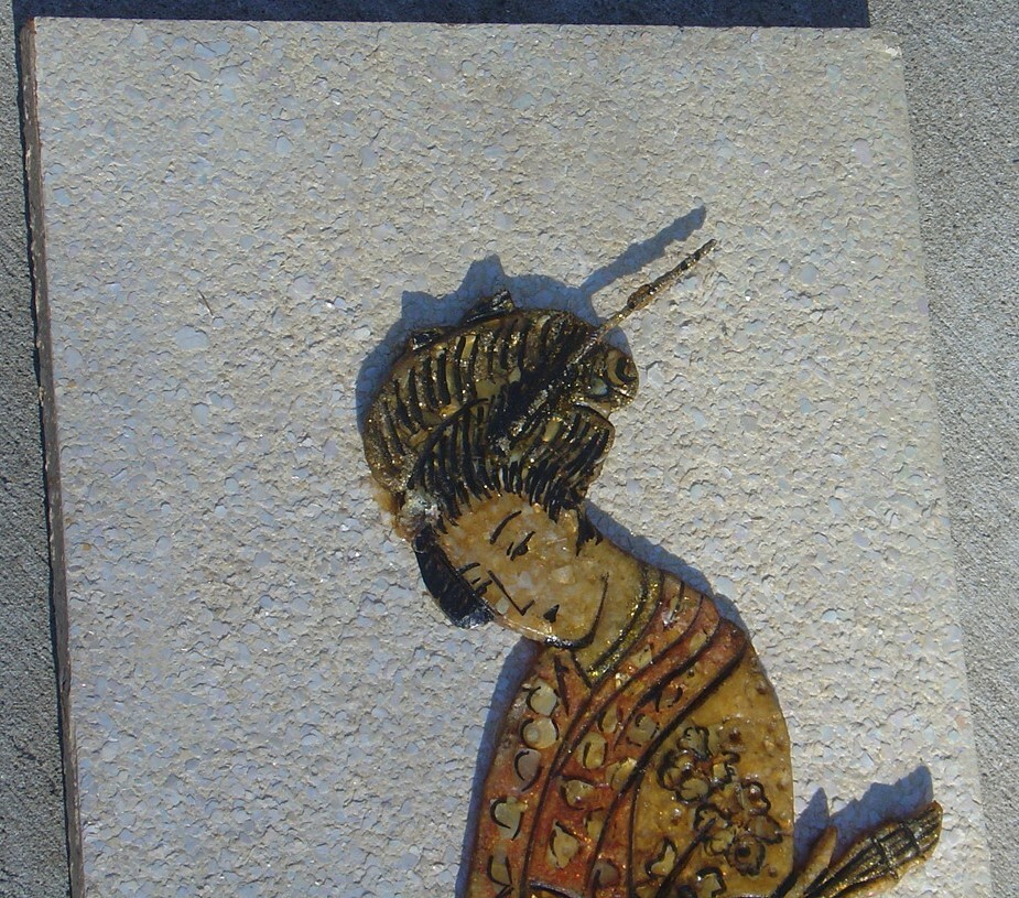 Vintage Z Danjell Creation MCM Resin Wall Art Portsmouth Oh
