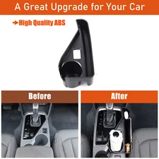 Car Center Console Cup Holder Storage Box For Subaru Crosstrek 2024-2025 Black