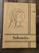 1958 St. Boniface High School Yearbook - Cold Spring, Minnesota  The Sabonite 58