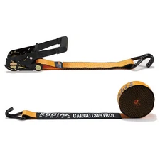 Heavy Duty Ratchet Tie Down Straps 10000 Lbs 2"x27' for Cargo truck - J Hooks