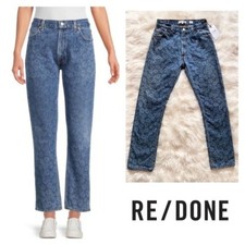 New NWT RE/DONE x Levi's Collection 70s Floral High Waist Straight Jeans 26