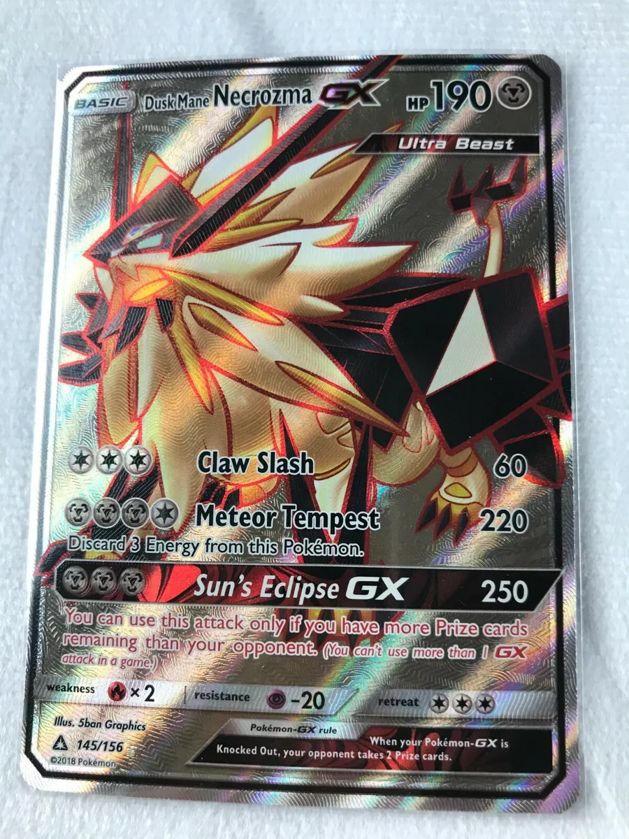 Pokémon Card Database - Ultra Prism - #90 Dusk Mane Necrozma GX