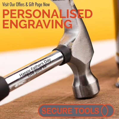 Personalisierter Estwing E3 20C 20oz mit Nylongriff dauerhaft graviert