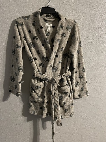 Victoria Secret PINK Bademantel Cozy Sherpa XS/S M/L Teddy Plüsch kurz Logo GESCHENK - Bild 1 von 5