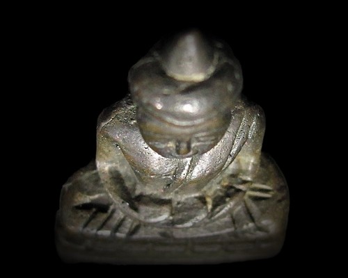 Bronze Buddha Phra Chaiwat, During the Reign of King Rama V, Thai Amulet - Picture 7 of 10