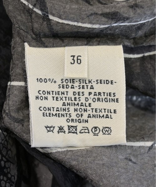 HERMES Blouses GrayxBlack(Patterned) 36(Approx. X… - image 4
