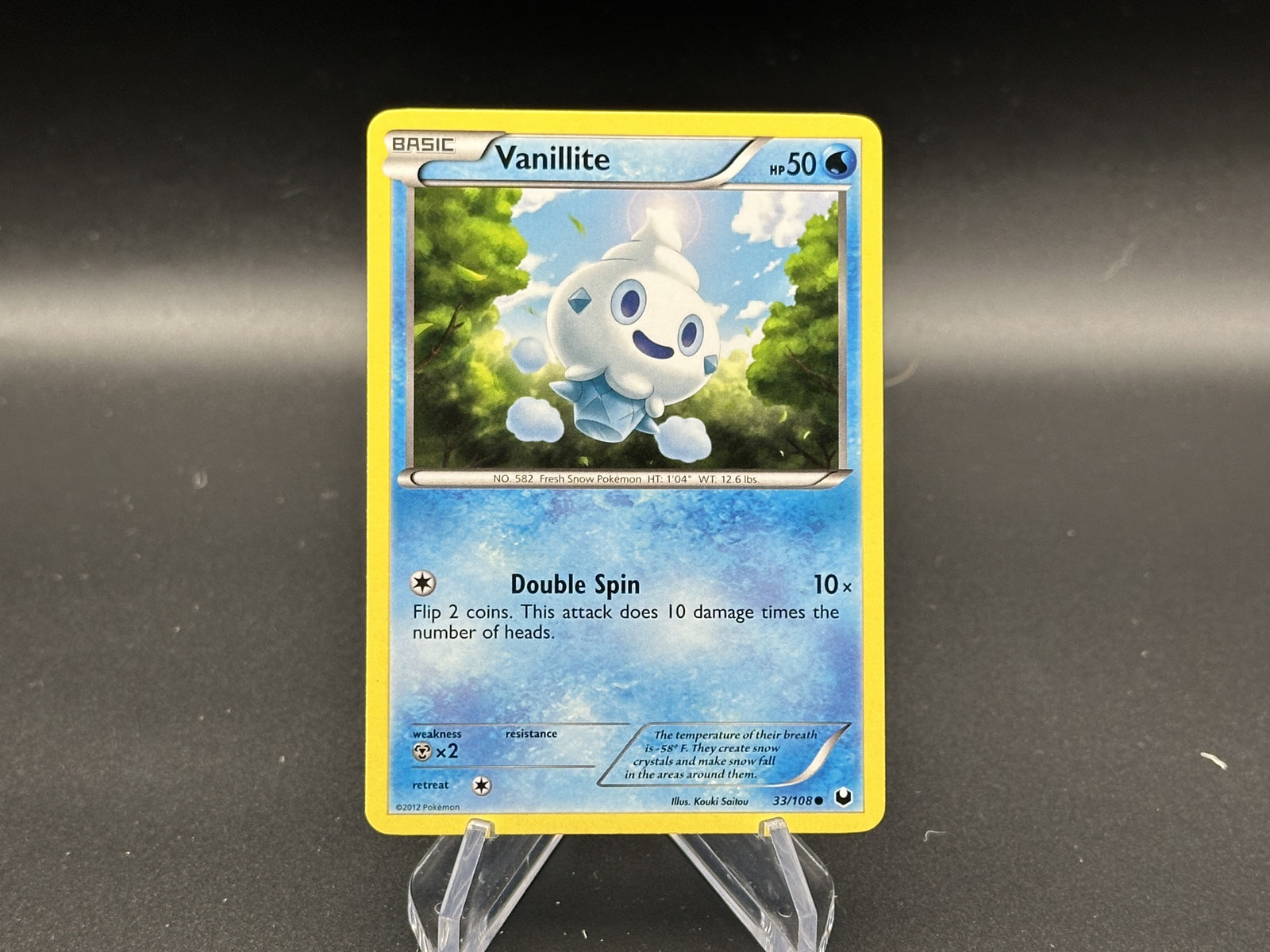 Vanillite - 33/108 Dark Explorers - Pokémon TCG - 2012
