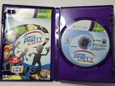 Complete In Box ! Game Party: In Motion Xbox 360 Kinect