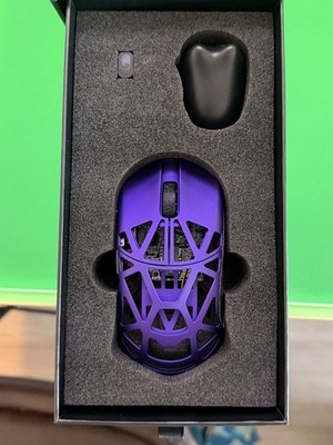 WLMouse Beast X Mini Pro 8K Wireless Gaming Mouse Purple (Side Slits)